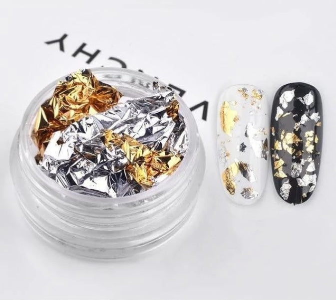 Nail Tin Foil Fragment Nail Jewelry – Shiny Nail Art Decoration
